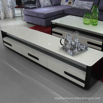 Tempered Glass Top TV Cabinet